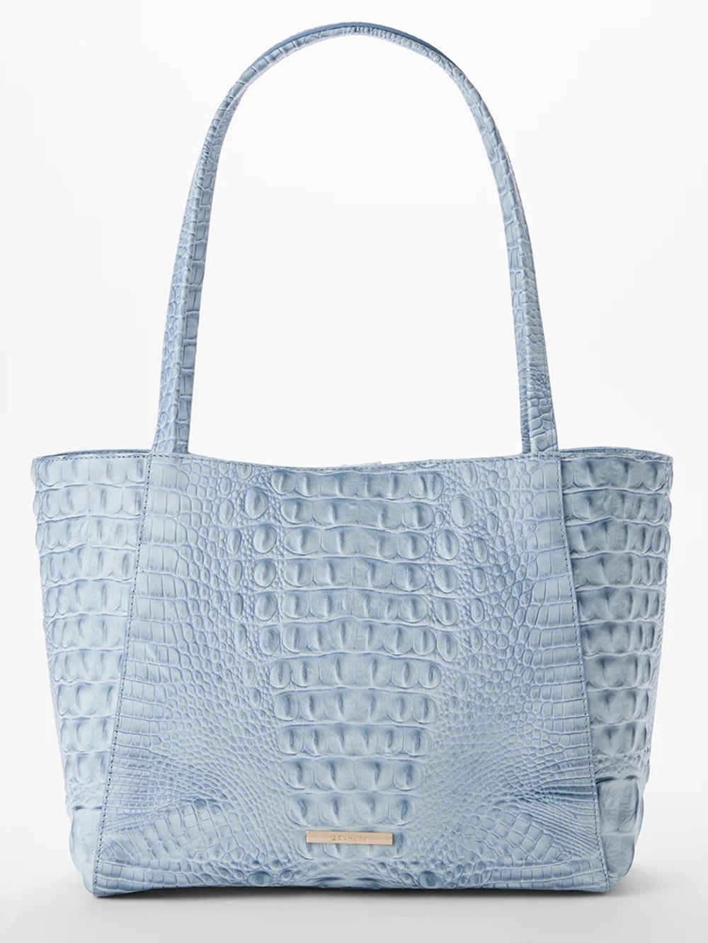 Brahmin Mona tote in stonewash Alden road